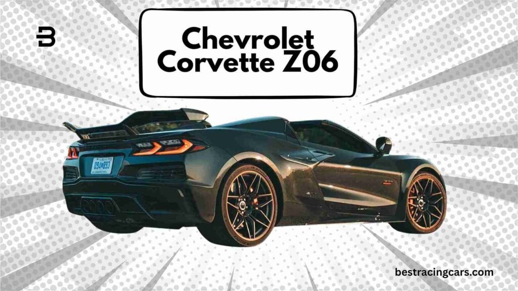 Chevrolet Corvette Z06, a top racing car on a track in Arizona, USA.