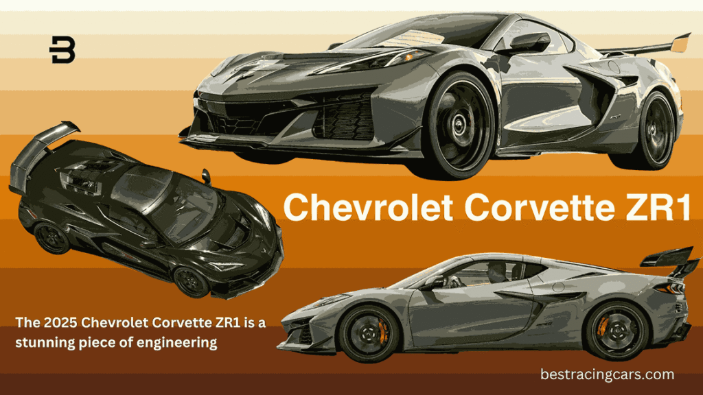 2025 Chevrolet Corvette ZR1, a high-performance sports car, featured in the top racing cars of Alaska.