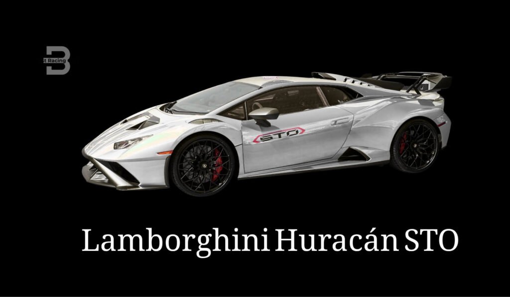 Blue Lamborghini Huracan STO track-focused supercar at Barber Motorsports Park Alabama 2025