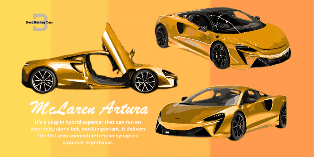 Orange McLaren Artura hybrid supercar under aurora Alaska 2025 – Future Ready