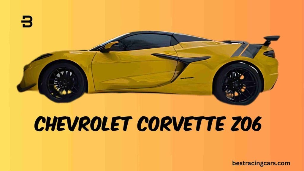 Chevrolet Corvette Z06 sports car, a top-performing racing car for California roads and tracks in 2025.