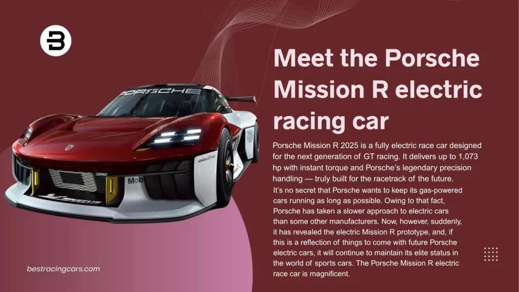 Porsche Mission R Electric Race Car 2025