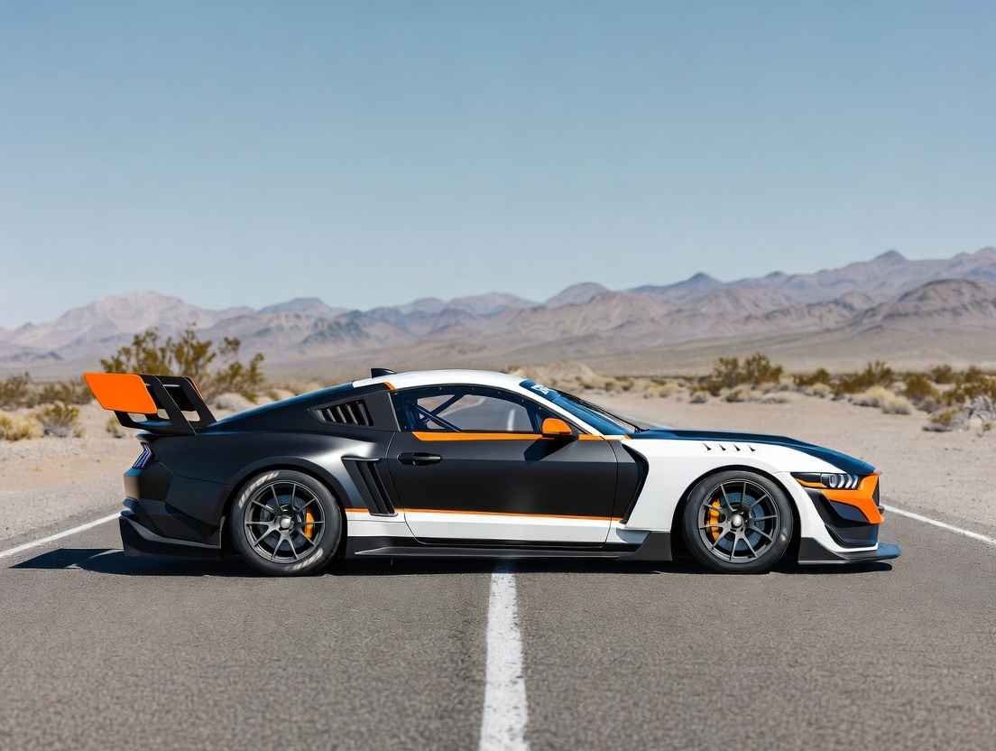 Ford Mustang GTD one of top 5 best racing cars in Nevada United States 2025 desert track