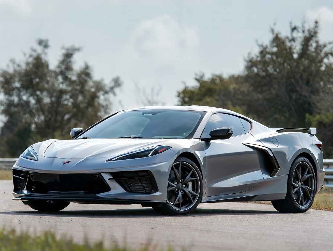 "Red Chevrolet Corvette Stingray C8 mid-engine supercar – affordable performance car under $100k in 2026, great value for track days and beginners"