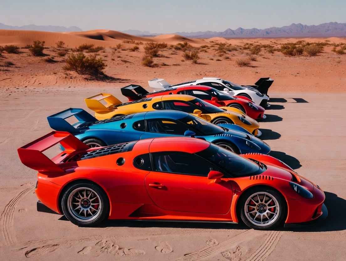 Top 5 best racing cars in Nevada United States 2025 on desert track