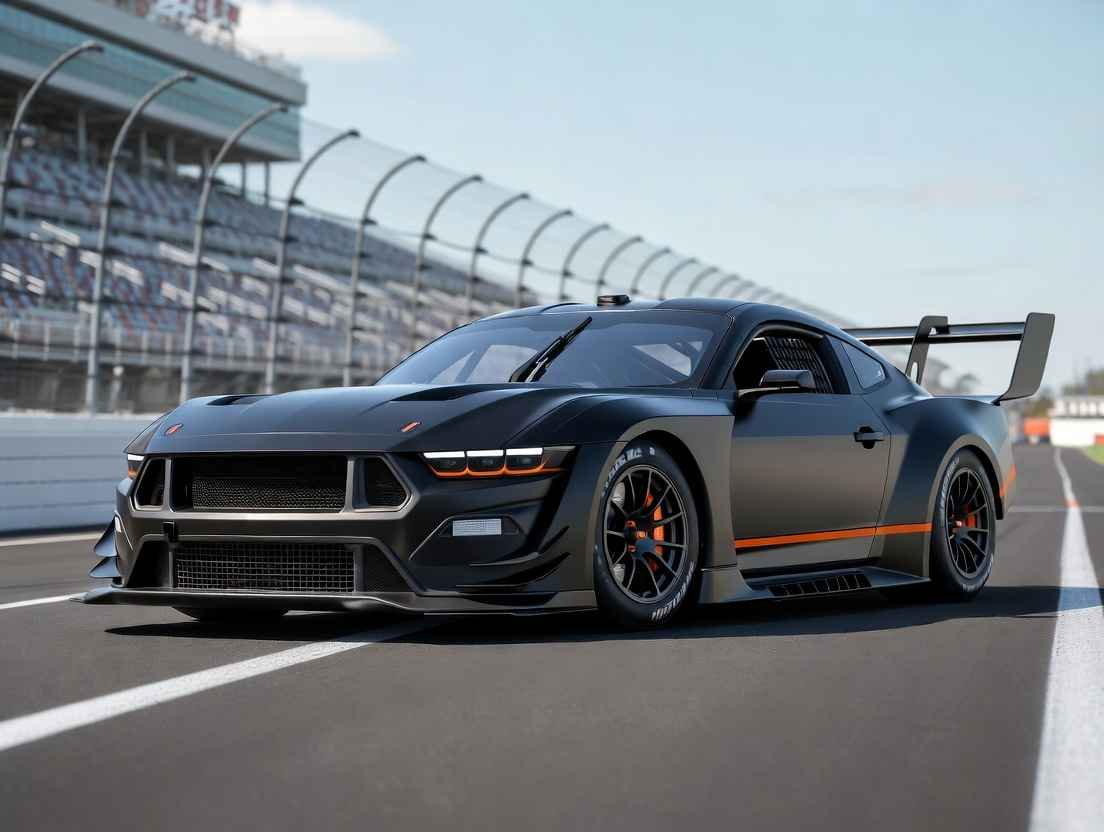 Ford Mustang Dark Horse one of top 5 best racing cars in New Hampshire United States 2025 on track