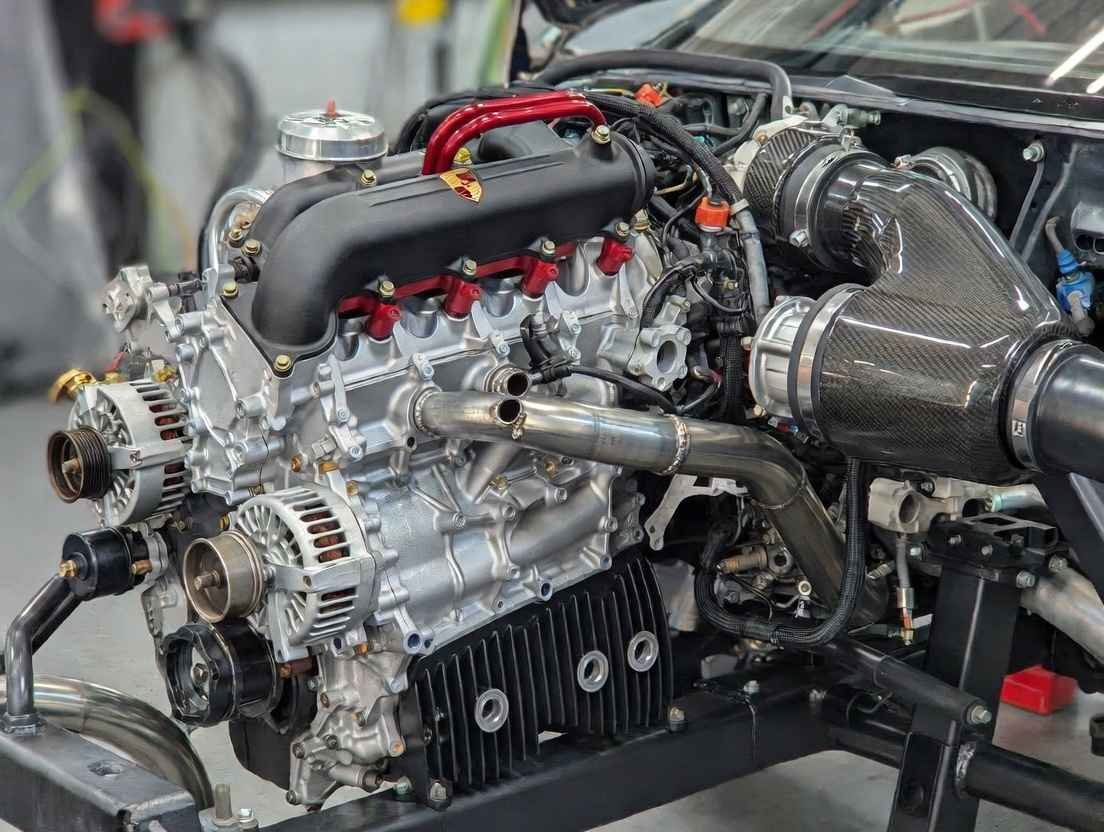 2026 Porsche 911 GT3 RS powertrain engine bay – high-performance flat-six heart for USA track enthusiasts