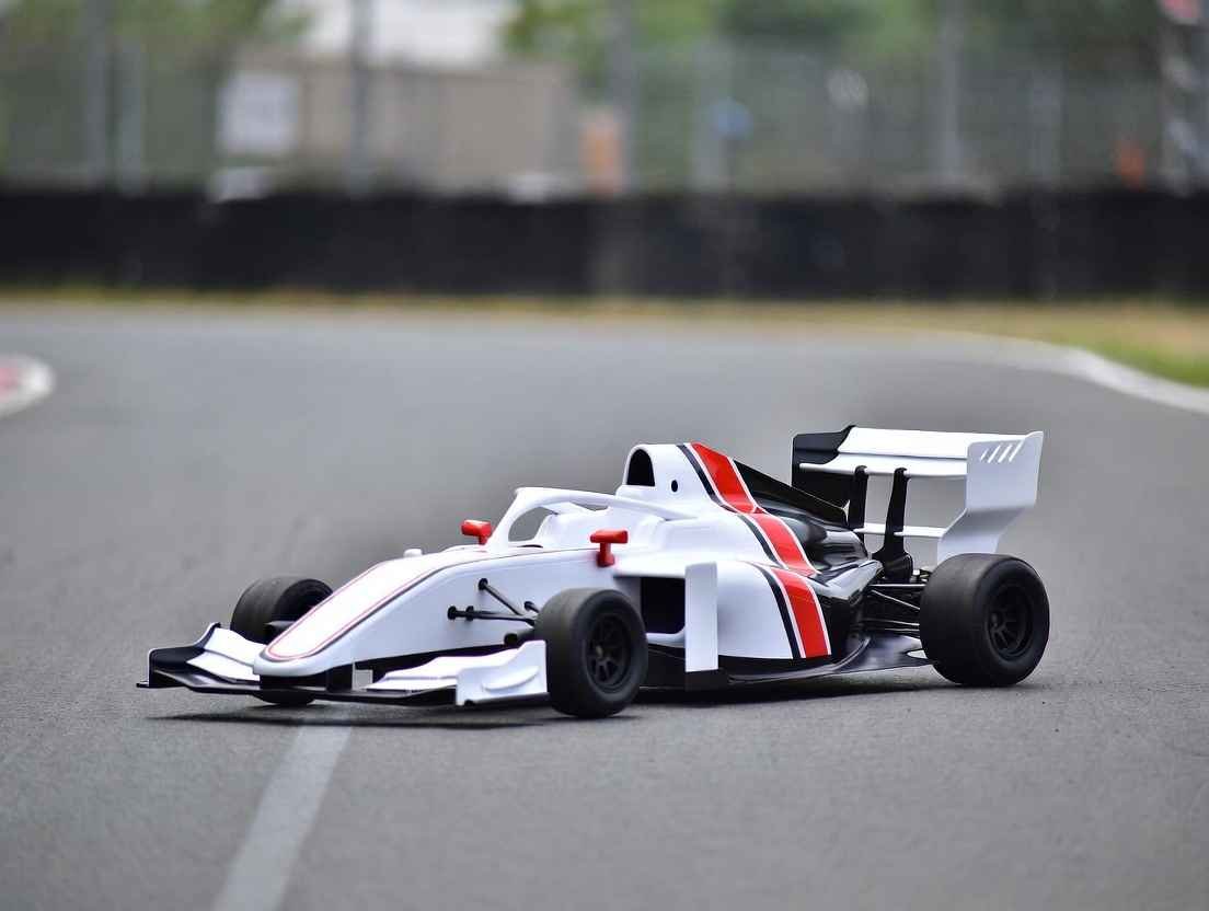 RC F1 Racing Cars white and red model accelerating on track – step-by-step how to start and drive your RC F1 in 2026