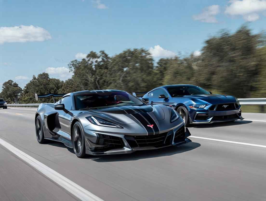 Corvette ZR1 vs Mustang GTD for American roads – 2026 daily use and road comfort comparison