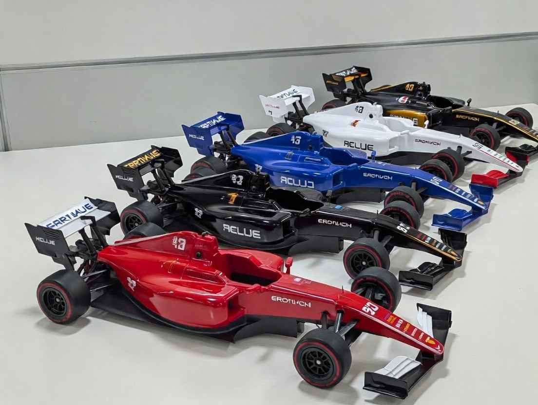 RC F1 Racing Cars collection of best models in 2026 including red, blue, black and white versions on display for buying guide