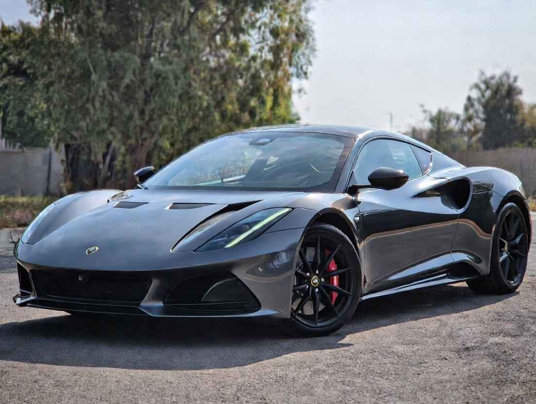 Lotus Emira V6 2026 – Track-focused hyper-light coupe under $150k with red brakes